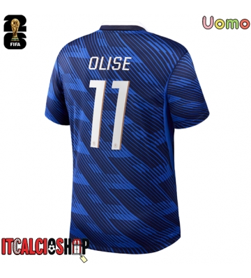 Francia Michael Olise #11 Prima Maglia Mondiali 2026 Manica Corta